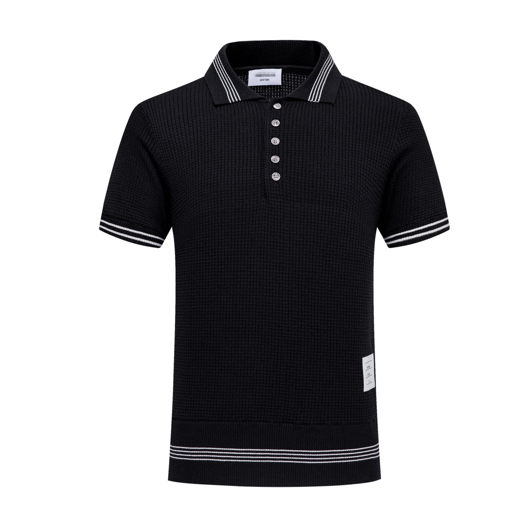 THOM Waffle fabric POLO Shirt