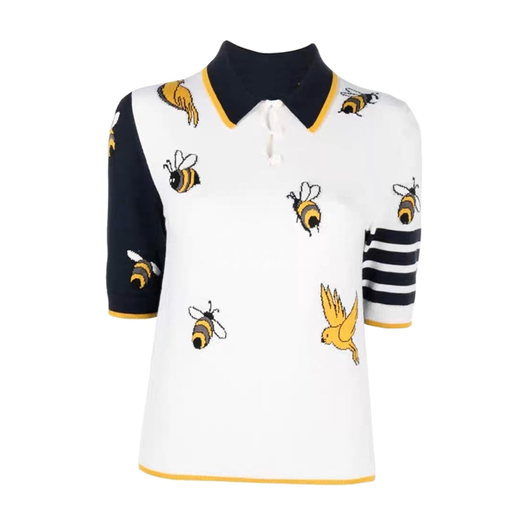 THOM Bee Embroidery POLO Shirt