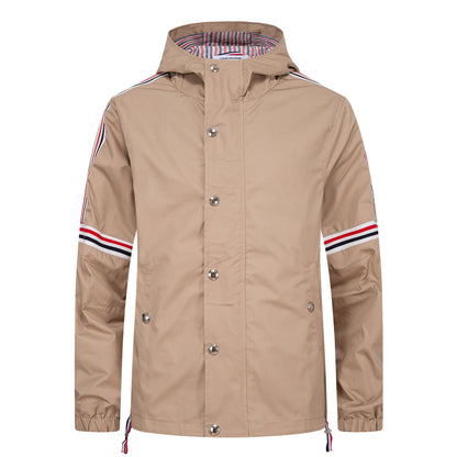 THOM Khaki Hooded Jacket