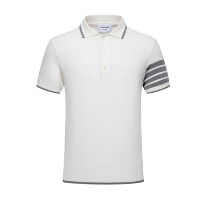 THOM Contrast stripes POLO Shirt