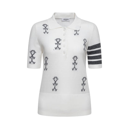 THOM Women Stickman POLO shirt