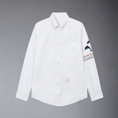 THOM 2025ss Embroidery Shirt