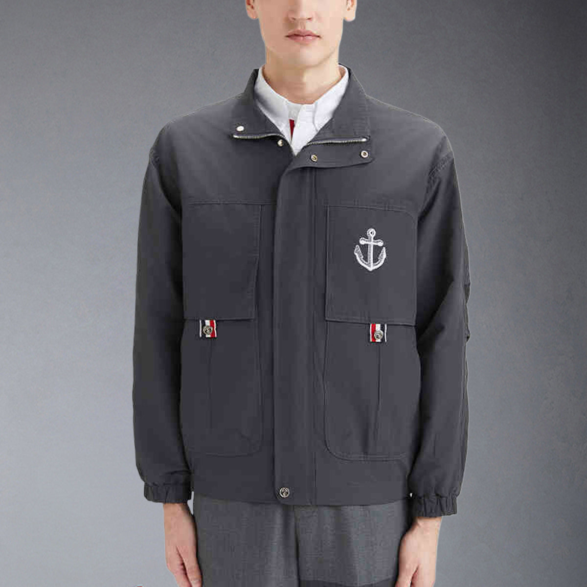 THOM Anchor embroidery Jacket