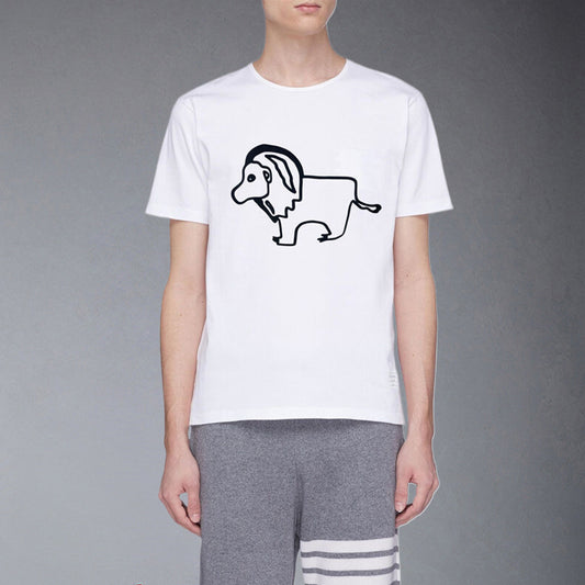 THOM Lion print T-shirt