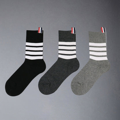 Four stripe socks