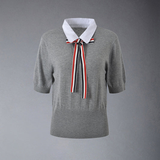 THOM Women Ribbon POLO shirt