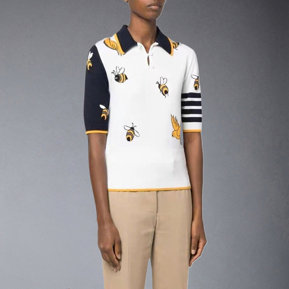 THOM Bee Embroidery POLO Shirt