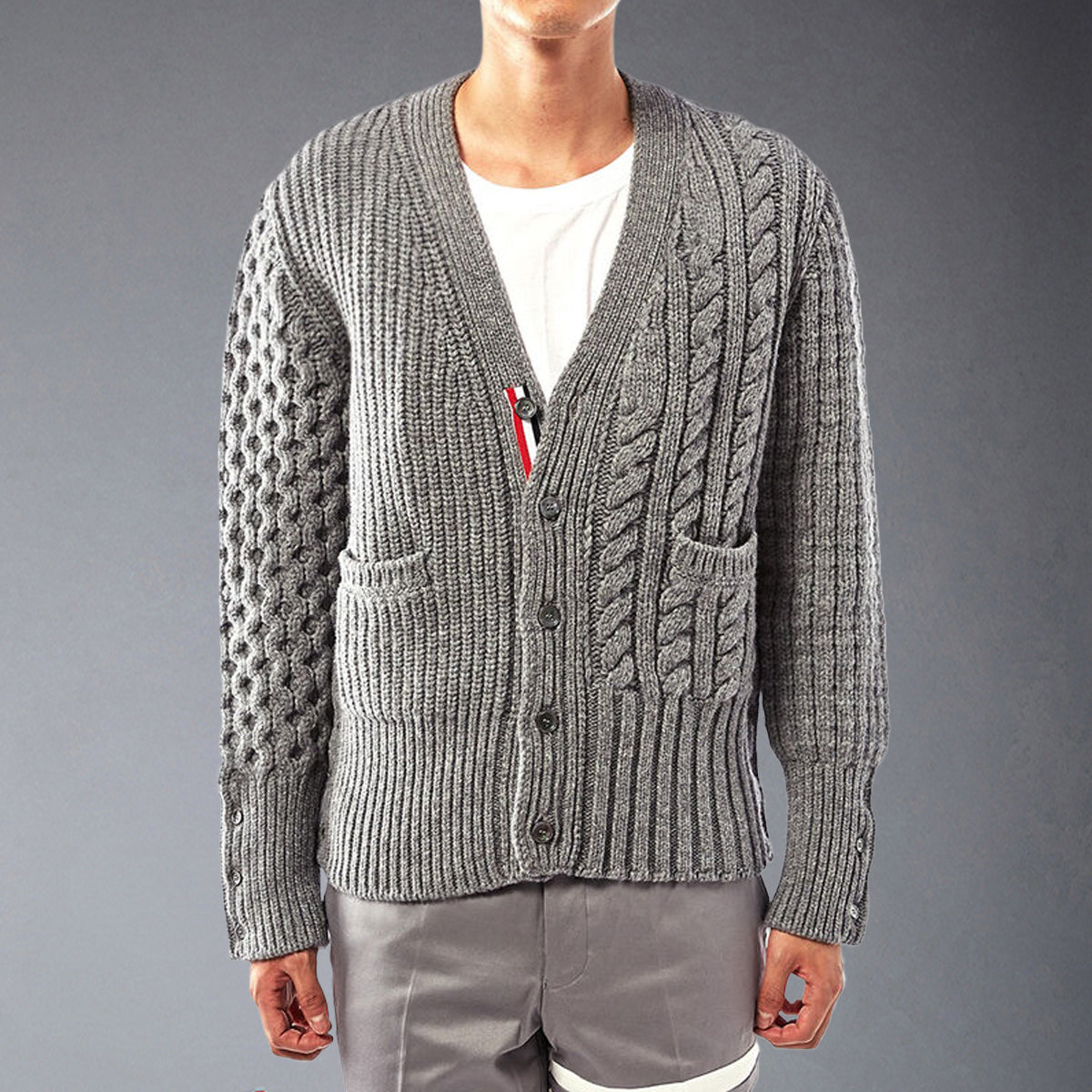 THOM Knitted sweater jacket