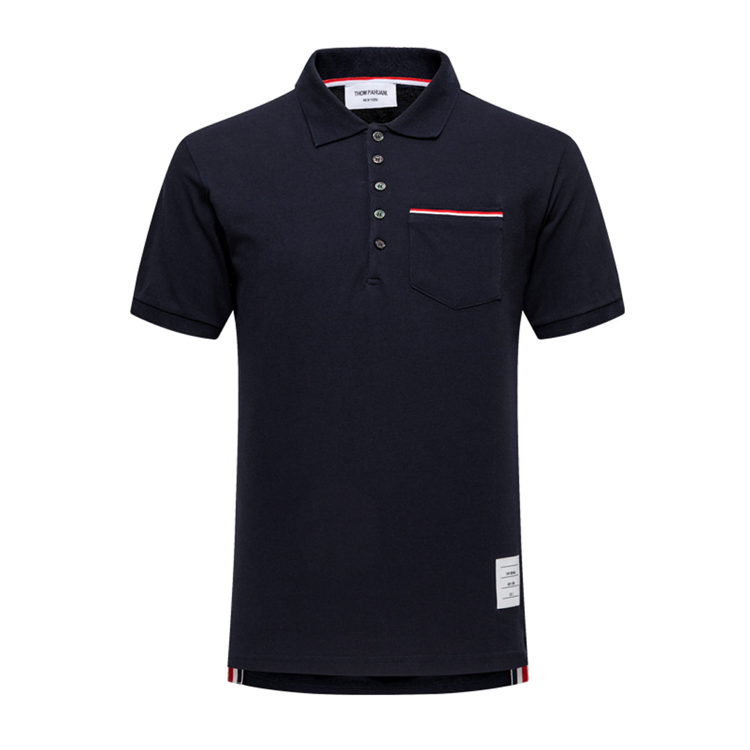 THOM Pocket Stripes POLO Shirt