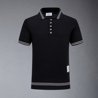 THOM Waffle fabric POLO Shirt