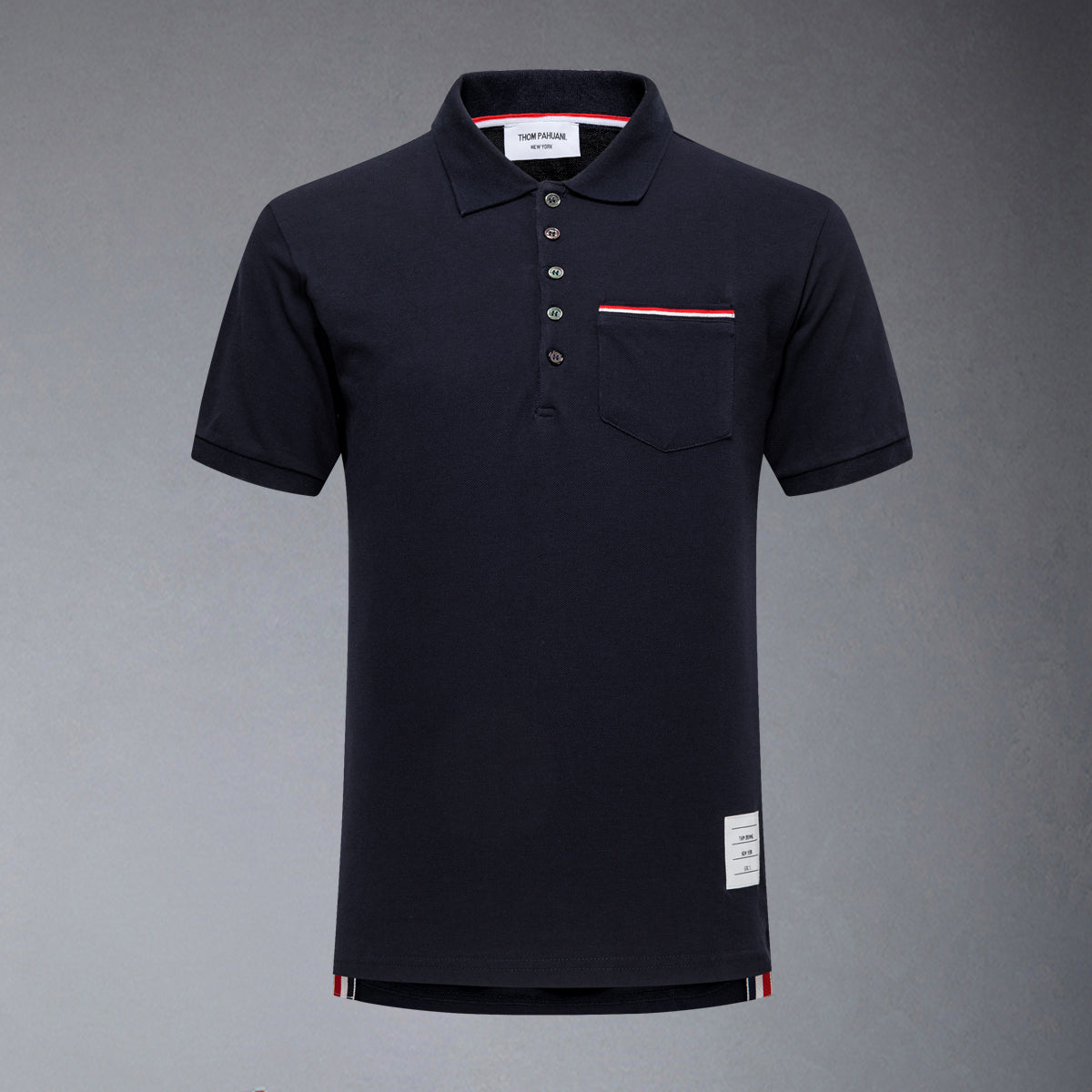 THOM Pocket Stripes POLO Shirt