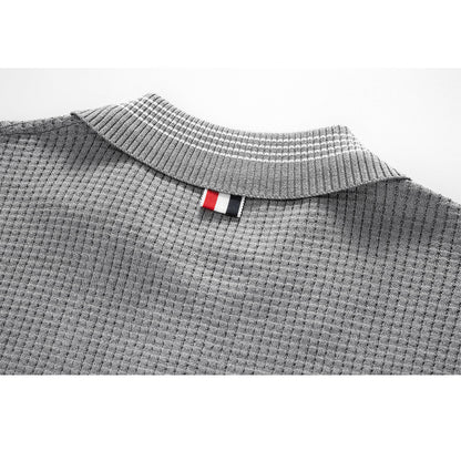 THOM Waffle fabric POLO Shirt