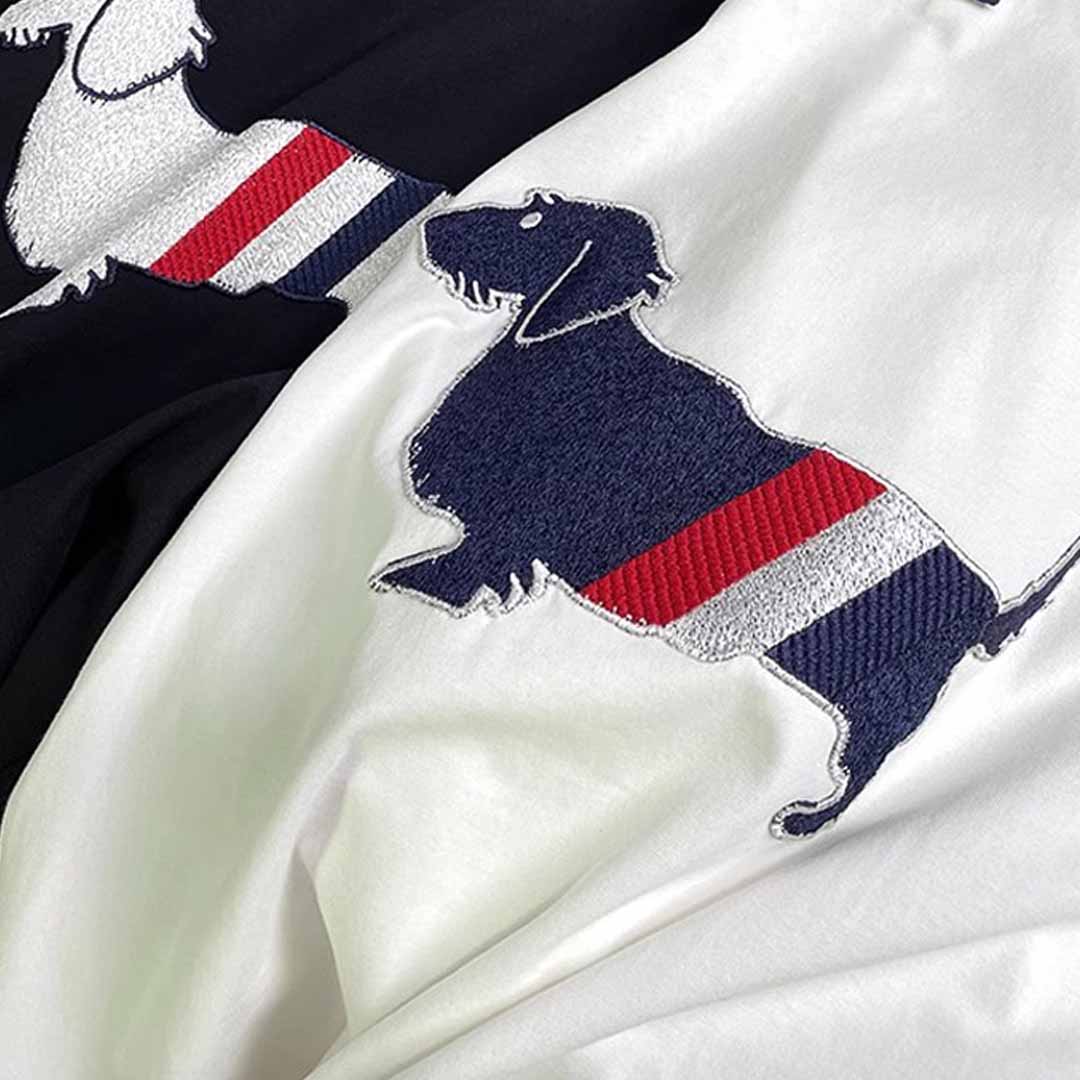 THOM Puppy embroidery T-shirt