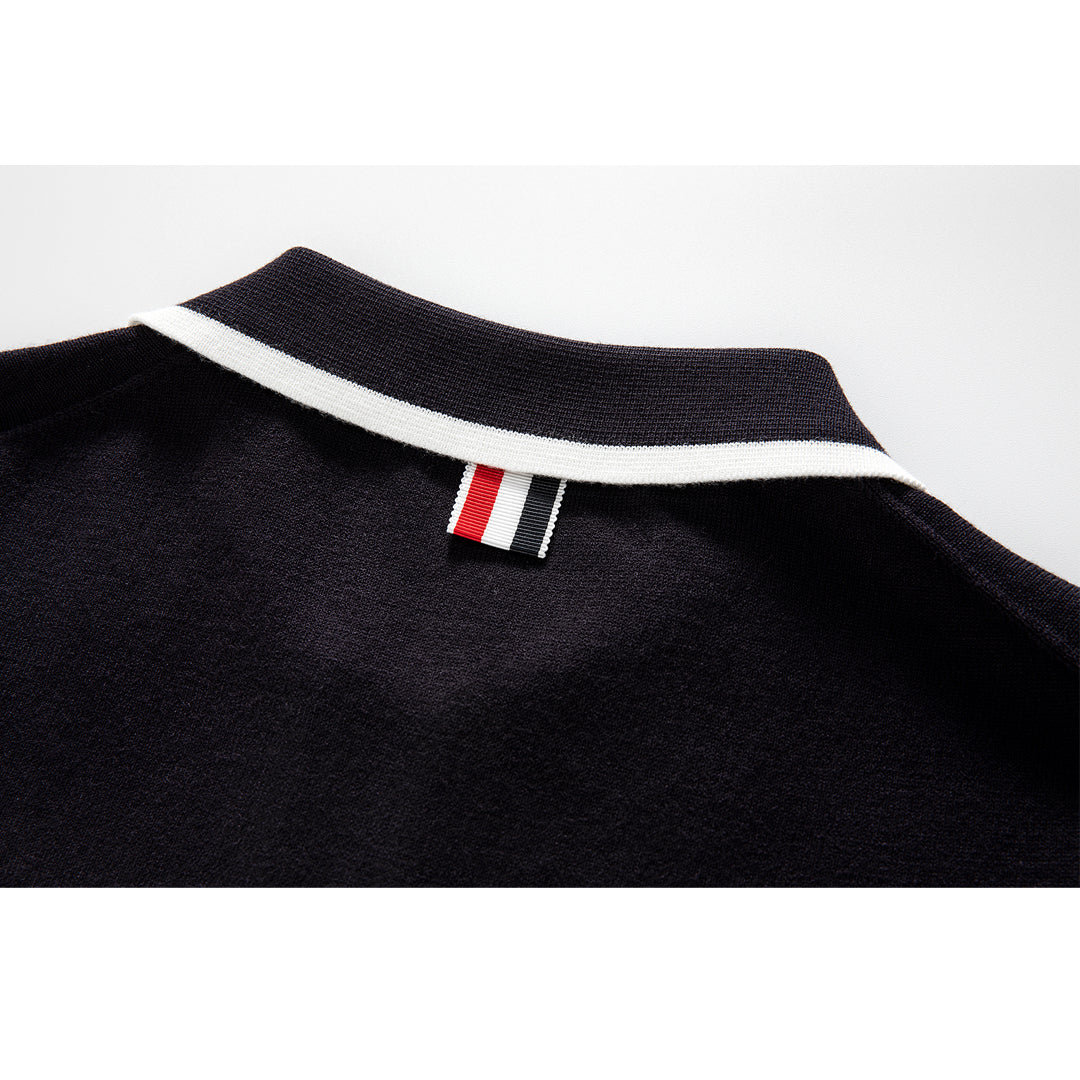 THOM Contrast stripes POLO Shirt