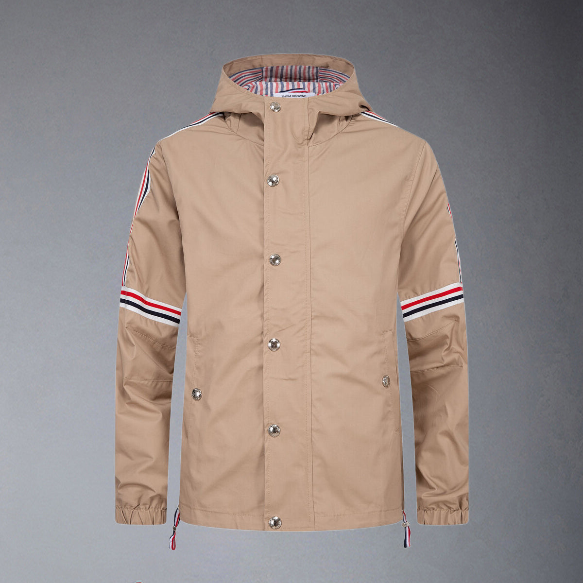 THOM Khaki Hooded Jacket