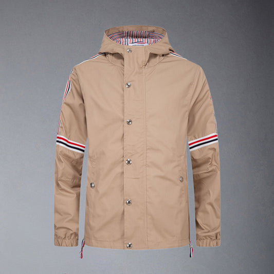 THOM Khaki Hooded Jacket