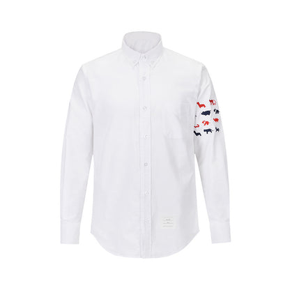 THOM 4-Bar Embroidery Shirt